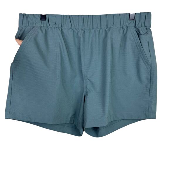 Eddie Bauer Gray Guide Ripstop Moisture Wicking Pull On Outdoor Athletic Shorts - Picture 3 of 7